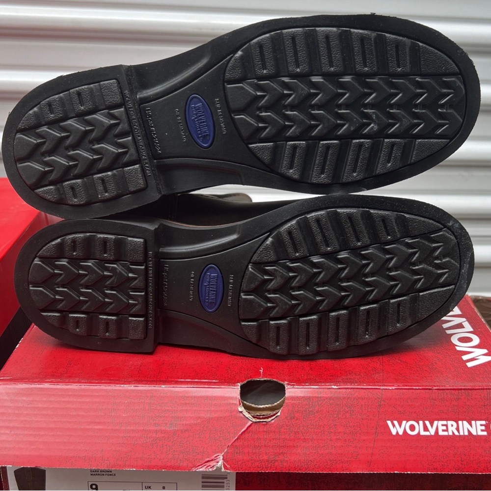 Wolverine Work Boots Brek Wellington Steel Toe WP Slip Resistant Men’s 11.5 Wide - Picture 7 of 8